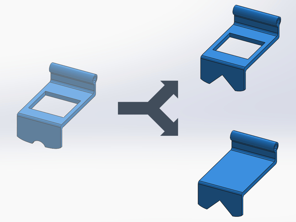 Kodo servo mount fuselage